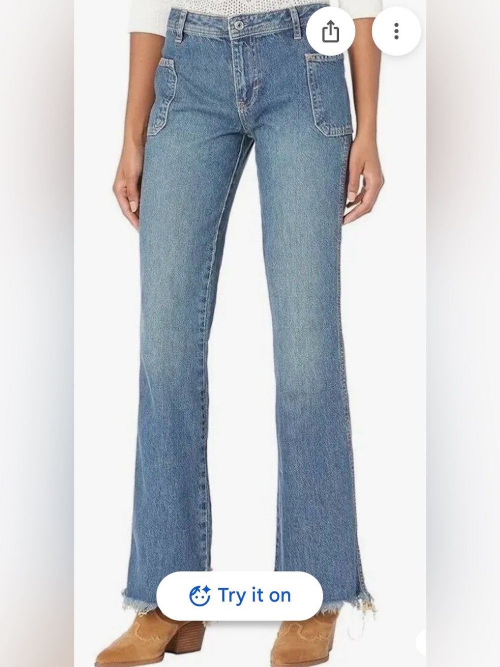 Free people Izzy low rise flare jeans NWT